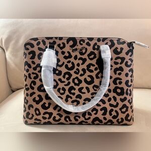 Kate Spade New York Darcy Graphic Leopard Large Satchel